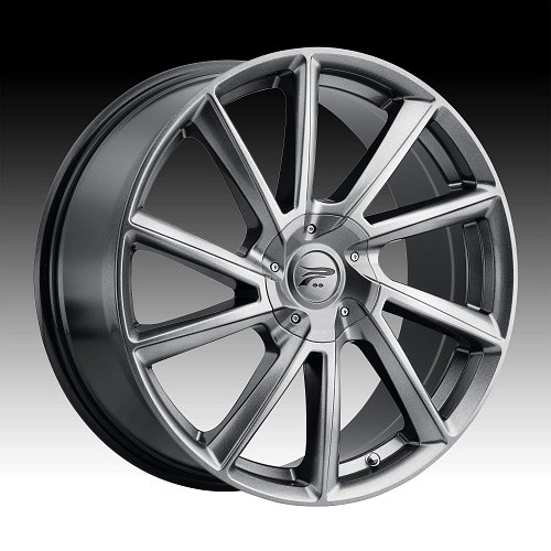 Platinum 466G Mystic Bright Graphite Custom Wheels 1